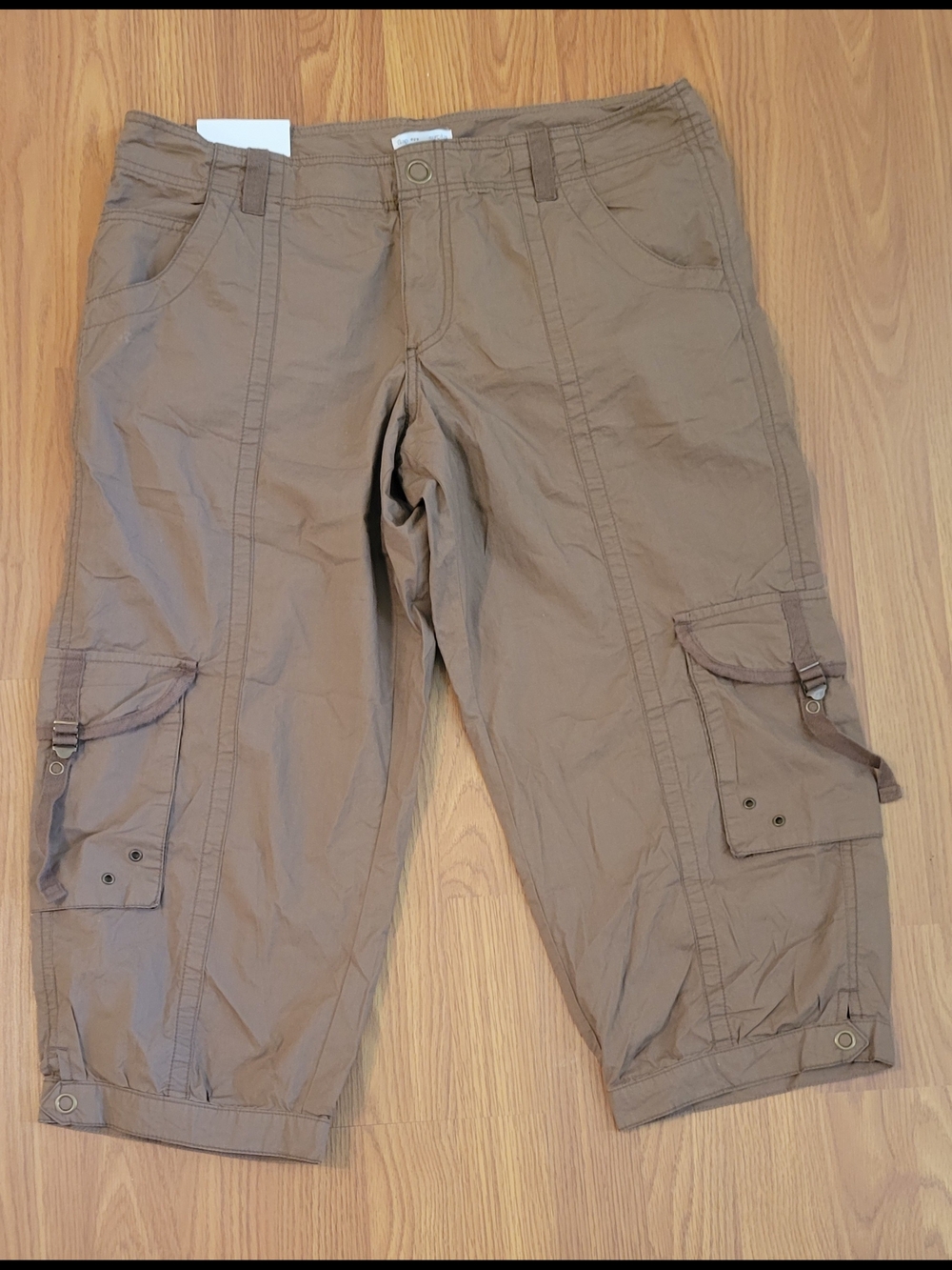 GAP Brown Cargo Capris Size 12